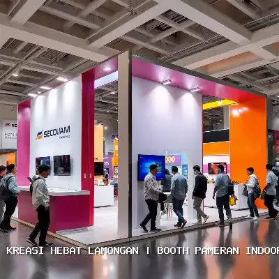 Booth Pameran Indoor Lamongan – Kreasi Hebat