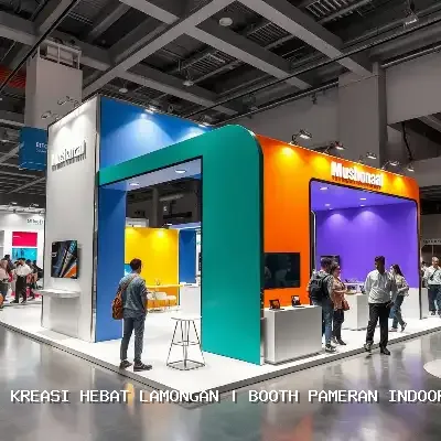 Booth Pameran Indoor Lamongan – Kreasi Hebat
