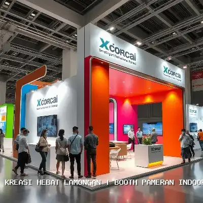 Booth Pameran Indoor Lamongan – Kreasi Hebat