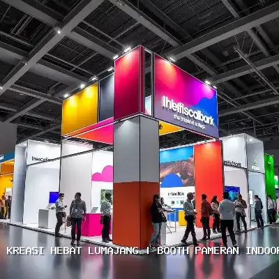 Booth Pameran Indoor Lumajang