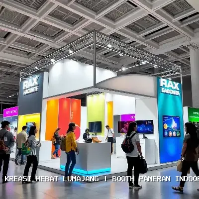Booth Pameran Indoor Lumajang