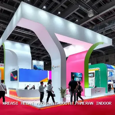 booth pameran indoor Madiun