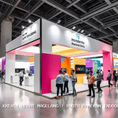 booth pameran indoor Magelang