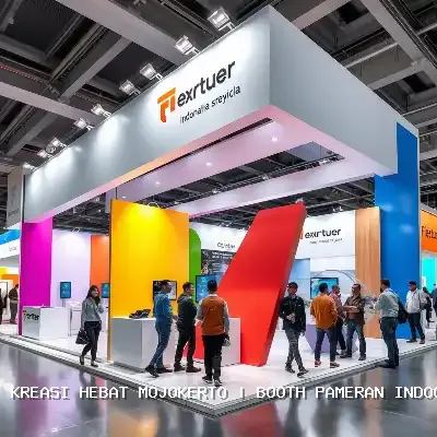 booth pameran indoor Mojokerto