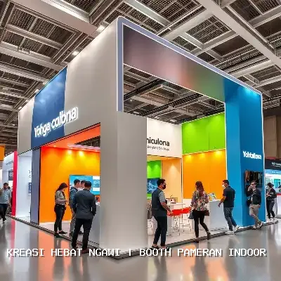 booth pameran indoor Ngawi