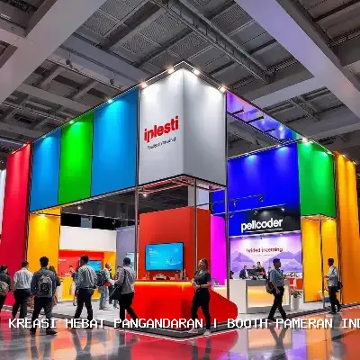 booth pameran indoor Pangandaran
