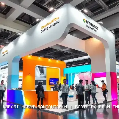 Booth Pameran Indoor Pangandaran: Desain Custom & Finishing Rapi