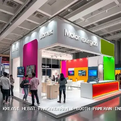 Booth Pameran Indoor Pangandaran: Desain Custom & Finishing Rapi