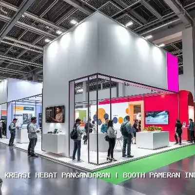 Booth Pameran Indoor Pangandaran: Desain Custom & Finishing Rapi