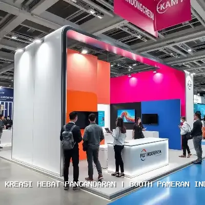 Booth Pameran Indoor Pangandaran: Desain Custom & Finishing Rapi