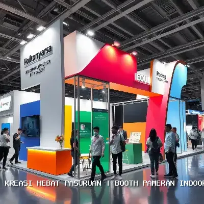 booth pameran indoor Pasuruan