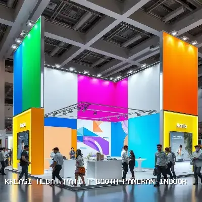 Booth Pameran Indoor Pati yang Eksklusif dan Profesional