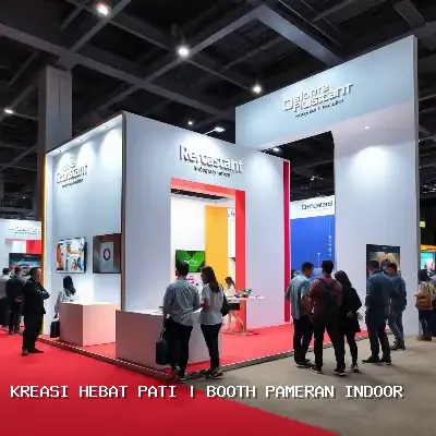 Booth Pameran Indoor Pati yang Eksklusif dan Profesional