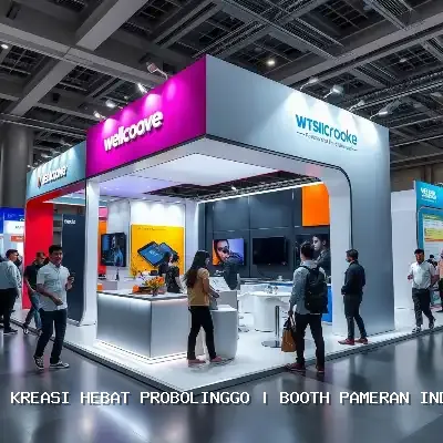 Booth Pameran Indoor Probolinggo