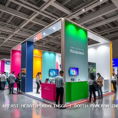 booth pameran indoor Purbalingga