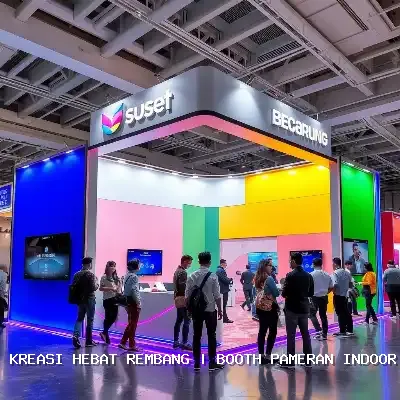 Booth Pameran Indoor Rembang