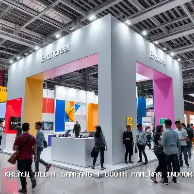 Booth Pameran Indoor Sampang