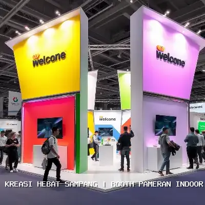 Booth Pameran Indoor Sampang