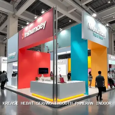 booth pameran indoor Serang