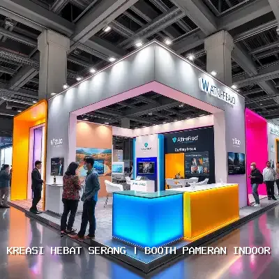 Booth Pameran Indoor Serang