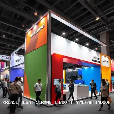 Booth Pameran Indoor Serang