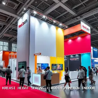 Booth Pameran Indoor Serang