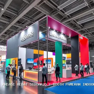 Booth Pameran Indoor Sidoarjo – Desain Eksklusif dan Finishing Rapi