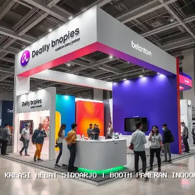 Booth Pameran Indoor Sidoarjo – Desain Eksklusif dan Finishing Rapi