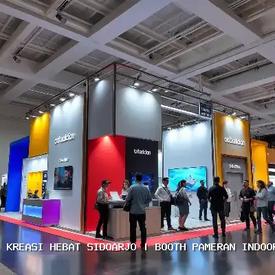 Booth Pameran Indoor Sidoarjo – Desain Eksklusif dan Finishing Rapi