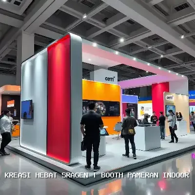 booth pameran indoor Sragen