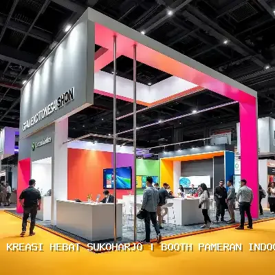 booth pameran indoor Sukoharjo