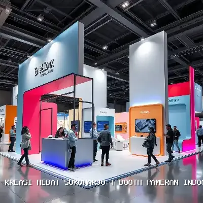 Booth Pameran Indoor Sukoharjo