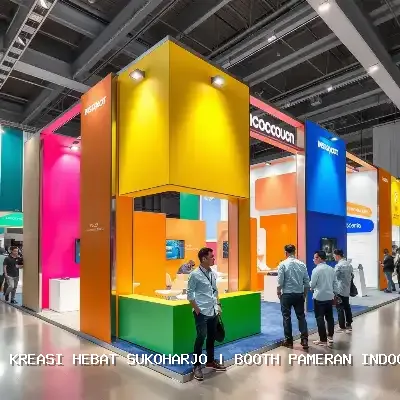 Booth Pameran Indoor Sukoharjo