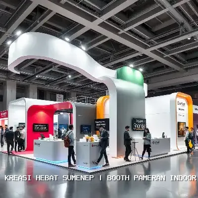 Booth Pameran Indoor Sumenep