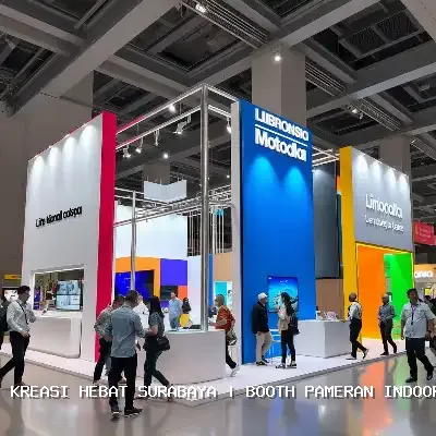 booth pameran indoor Surabaya