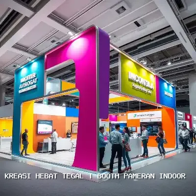 booth pameran indoor Tegal