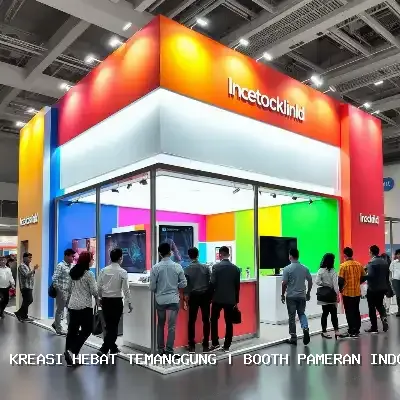 Booth Pameran Indoor Temanggung