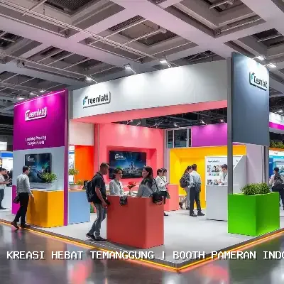 Booth Pameran Indoor Temanggung