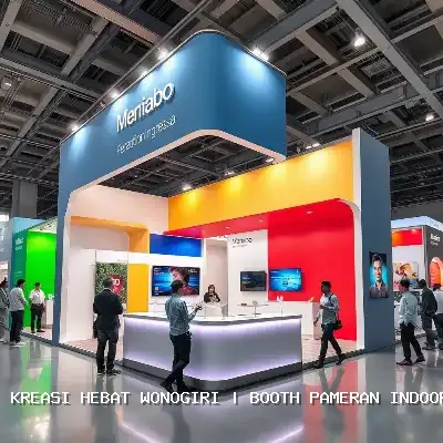 booth pameran indoor Wonogiri