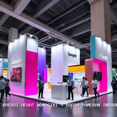 Booth Pameran Indoor Wonogiri