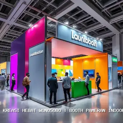 Booth Pameran Indoor Wonosobo