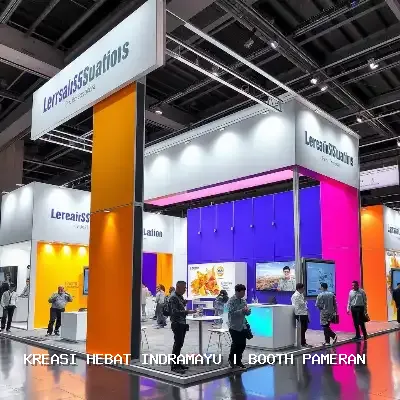 Booth Pameran Indramayu: Desain Custom & Finishing Rapi