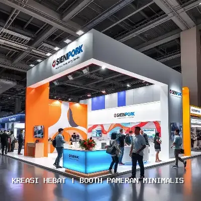 booth pameran minimalis