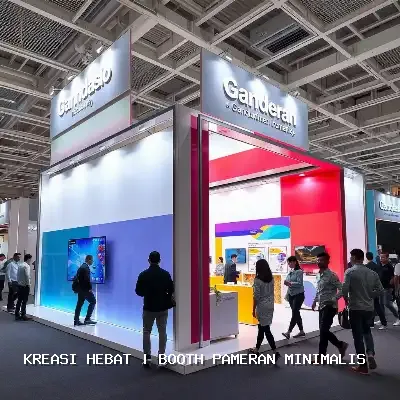 Booth Pameran Minimalis – Desain Eksklusif untuk Branding Anda