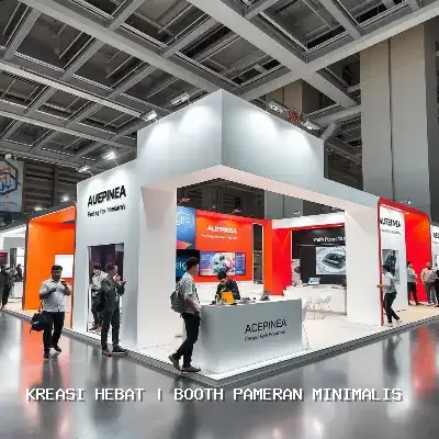Booth Pameran Minimalis – Desain Eksklusif untuk Branding Anda