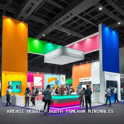 Booth Pameran Minimalis – Desain Eksklusif untuk Branding Anda