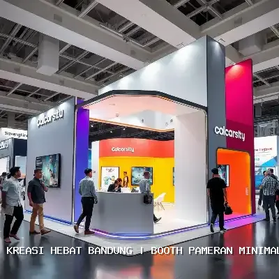 Booth Pameran Minimalis Bandung: Desain Custom dan Finishing Rapi