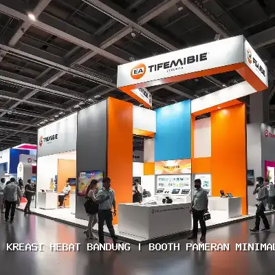 Booth Pameran Minimalis Bandung: Desain Custom dan Finishing Rapi