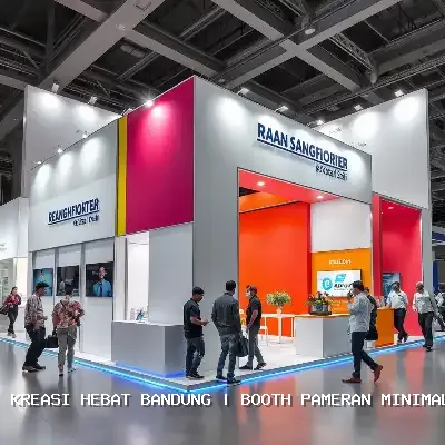 Booth Pameran Minimalis Bandung: Desain Custom dan Finishing Rapi