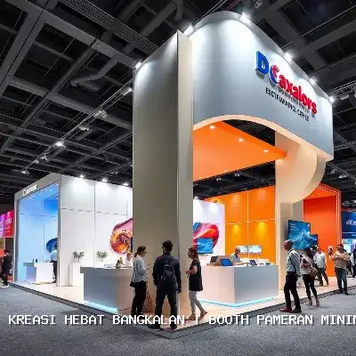 Booth Pameran Minimalis Bangkalan